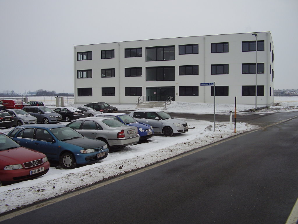 Einfahrt Wildenhofer Strasse von der B11 nahe 2481 Achau NOE - Wildenhofer Straße, Niederösterreich (2481-NOE)