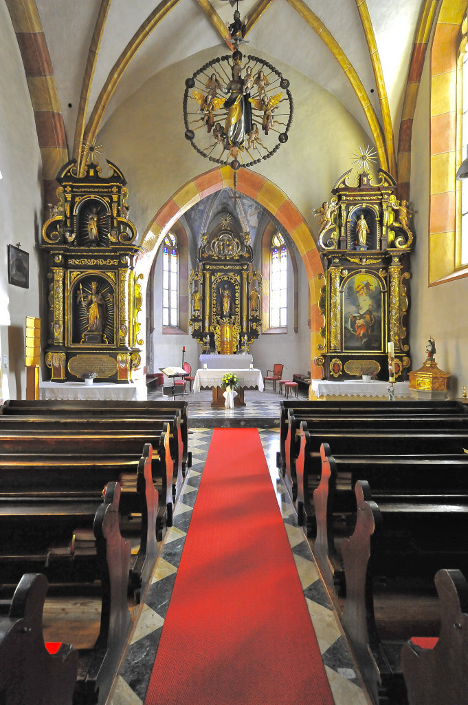 Innenansicht der Pfarrkirche Sankt Andrä - Thörl-Maglern-Greuth, Kärnten (9602-KTN)